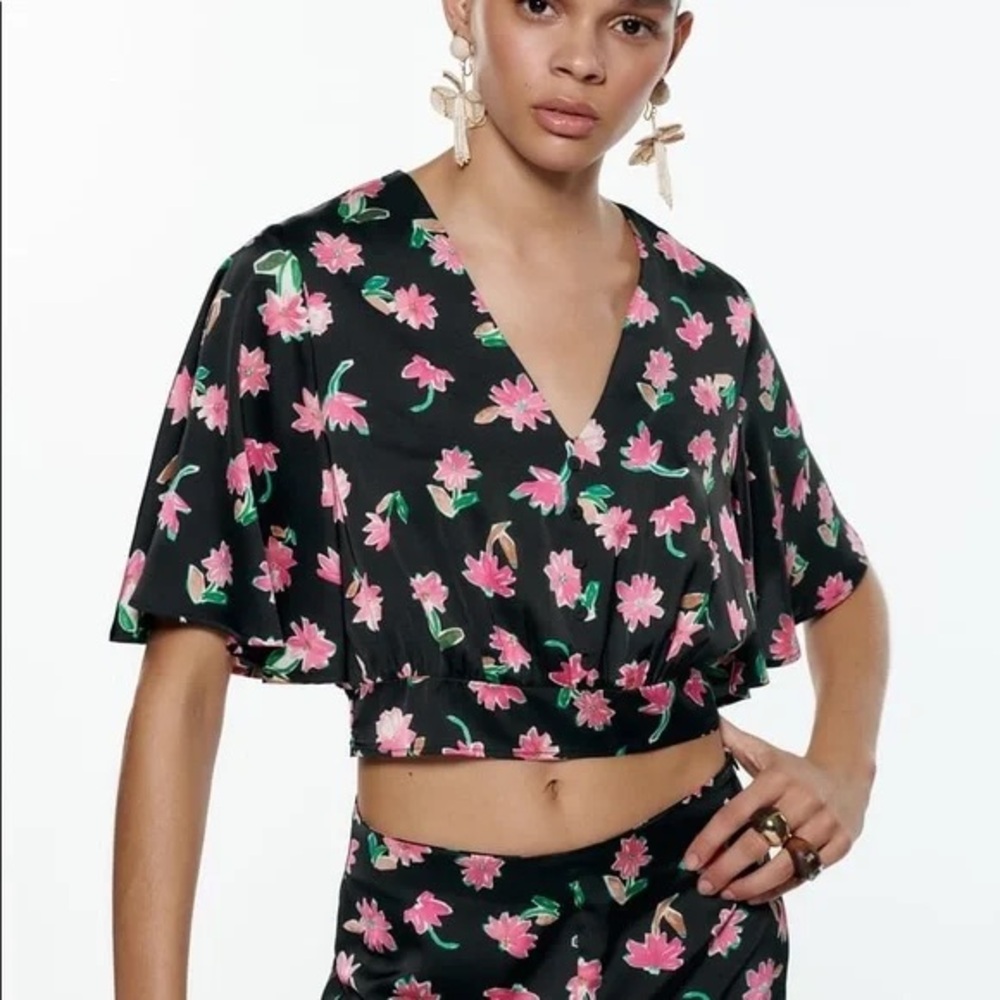 Zara Floral Blouse